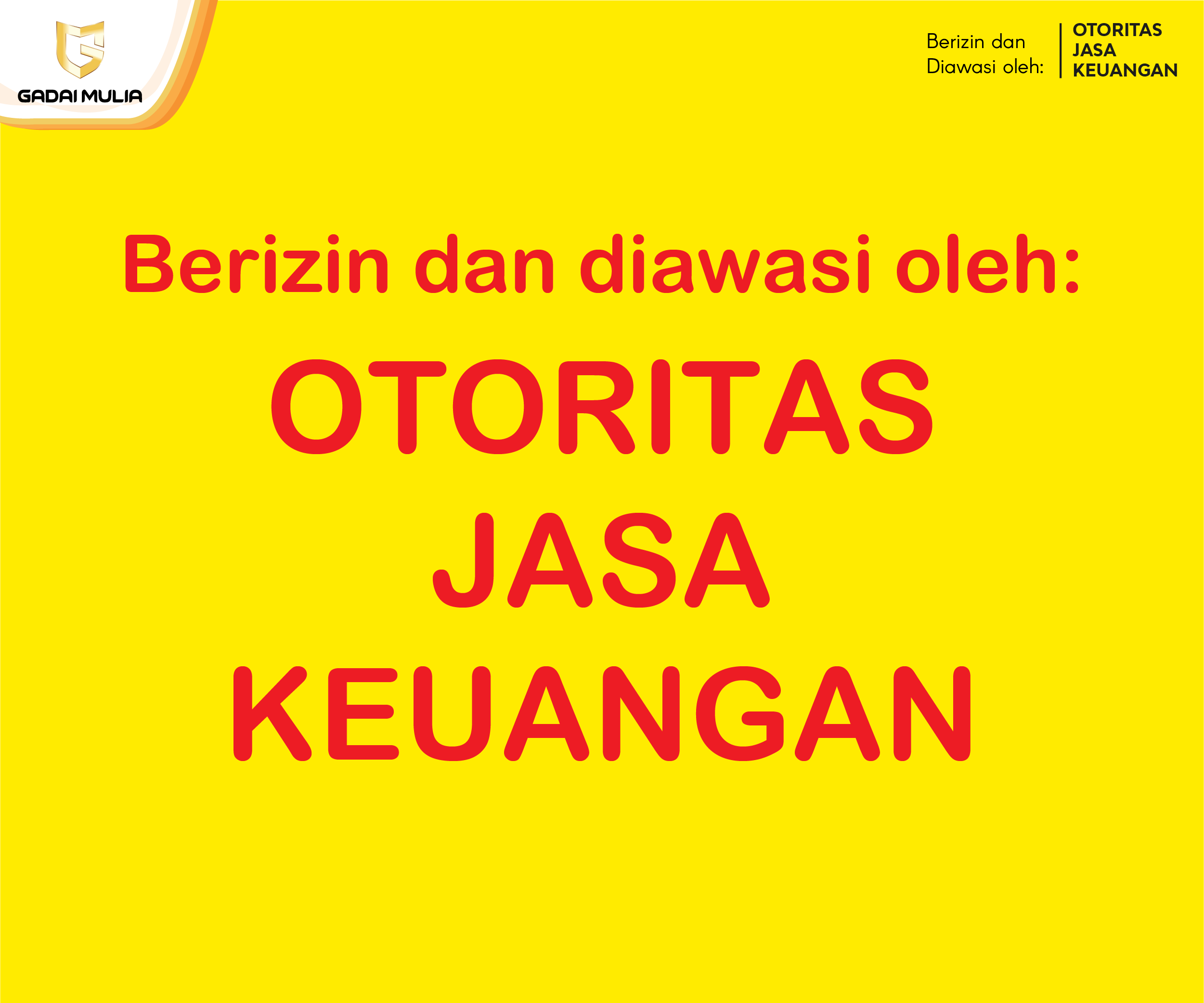 Berizin dan Diawasi Oleh OJK